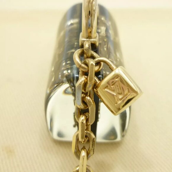 Auth LOUIS VUITTON Porte Cles Speedy Inclusion Key Ring Charm - Picture 5 of 10